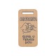 Wooden Tag "Dad my hero" 28x55mm/5mm