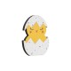 Wooden Deco Chicken in Ester Egg 76x104mm