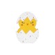 Wooden Deco Chicken in Ester Egg 76x104mm