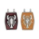 Enameled Zamak Charm Tag with Lobster 15x19mm/2.8mm Ø1.8mm