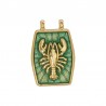Chapado en Oro de 24 Quilates/ 0,12 µm/ Azul Claro Fluorescente Transparente