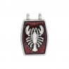 Plaqué Argent Antique 999° / 5 µm / Rouge Transparent