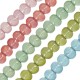 Enameled Ceramic Bead Round ~13mm Ø3mm
