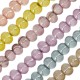 Enameled Ceramic Bead Round ~13mm Ø3mm