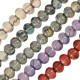 Enameled Ceramic Bead Round ~13mm Ø3mm