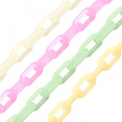 Cadena de Acrilico 11x20mm (74pcs)