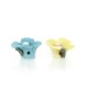 Fleur Coulissante en Porcelaine 15 mm