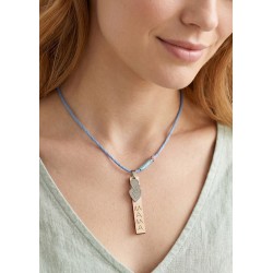 Pendentif en bois « MAMA » 60 x 10 mm