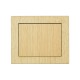Cornice Decorativa Rettangolare in Legno 95X115 mm e 65X85 mm (2 Pezzi/Set)