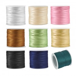 Cordon plat en Satin (~5 mm (~10 m)