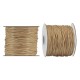 Cordon synthétique effet serpent rond 1 mm (100 m)