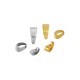 Anello a Scatto in Ottone 3x6 mm