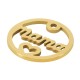 Ανοξείδωτο Ατσάλι 304 Μοτίφ Στρογγυλό “mama” 20mm/1.3mm