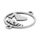 Connettore Rotondo in Acciaio Inossidabile 304 Mom con Cuore 16 mm