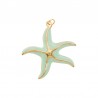 Ou 18 carats/ Perle verte