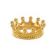 Brass Crown 16x6mm Ø10mm