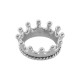 Brass Crown 16x6mm Ø10mm