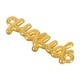 Connecteur en Zamak « μαμά » 29 x 10 mm
