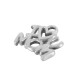 Ciondolo in Zamak I Love U Mom 12X10 mm
