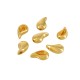 Zamak Bead Teardrop Knot Cover 16x10mm Ø2mm