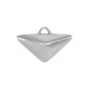 Zamak Pendant Triangle ~32x16mm/6.5mm