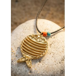 Pendentif Poisson en Zamak 26 x 38 mm