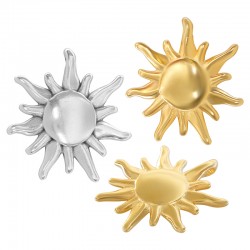 Pendentif Soleil en Zamak 33 x 35 mm/4.16 mm Ø 2.2 mm