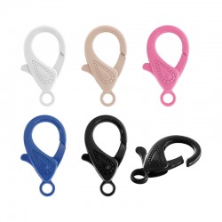 Fermoir Mousqueton en Zamak 18 x 30 mm/5 mm