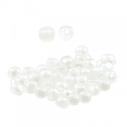 Pearl ABS Bead Round Irregular 3mm Ø1mm