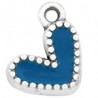 999° Silver Antique Plated/ Cerulean