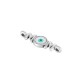 Conector de Metal Zamak "MOM" con Ojo y Esmalte 16x7mm
