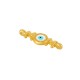 Connecteur en Zamak Émaillé « MOM » avec œil Maléfique 16 x 7 mm