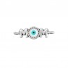999° Silver Antique Plated/ 5µm/  White/ Turquoise/ Black