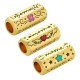 Μεταλλικό Μπρούτζινο Εξάγωνο “mama” & Σμάλτο 8x19mm Ø5mm
