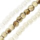 Enameled Ceramic Bead Round 7mm ~Ø2.5mm