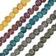 Enameled Ceramic Bead Round 7mm ~Ø2.5mm