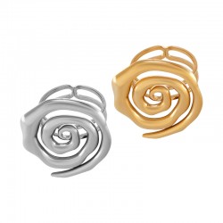 Bague en Acier Inoxydable 304 Rose 24 x 27.8 mm