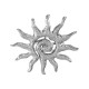 Bague en Acier Inoxydable 304 Soleil 35 mm