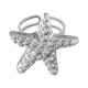 Stainless Steel 304 Ring Starfish 28.8x29.4mm Ø18mm
