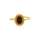 Enameled Stainless Steel 304 Finger Ring Oval 11.3x10mm