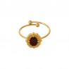 18K Gold/ Dark Brown