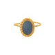 Enameled Stainless Steel 304 Finger Ring Oval 13x10mm