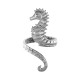 Bague en Acier Inoxydable avec Hippocampe 21 x 35,5 mm Ø 18 mm