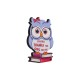 Wooden Deco Purple Owl "Thanks Teacher" 81x120mm/9mm Ø3mm