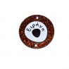 Marrone Scuro Glitter/ Bianco/ Nero