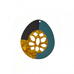 Πλέξι Ακρυλικό Μοτίφ Οβάλ 60x70mm
