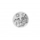Pendentif en Acrylique Plexi Greek Island 50 mm