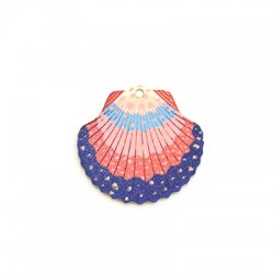 Coque Pendentif en Acrylique Plexi 40 x 38 mm
