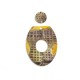 Colgante de Metacrilato Ovalado 39x50mm y 13mm (2uds/Set)