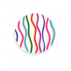 Pendentif rond en Acrylique Plexi 45 mm